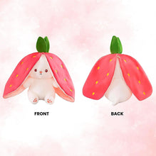 Load image into Gallery viewer, Strawberry Bunny Plushie (30cm)
