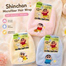 Load image into Gallery viewer, Shinchan Microfiber Hair Wrap
