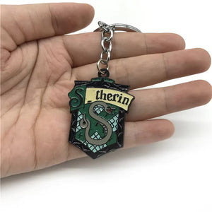 HP Slytherin Metal Keychain