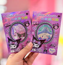 Load image into Gallery viewer, Kuromi Metallic Sticker Sheets 5pcs
