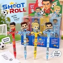Load image into Gallery viewer, Football Skateboard Black Gel Pen
