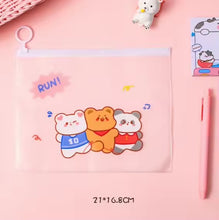 Load image into Gallery viewer, Kawaii Animal Zip Pouch

