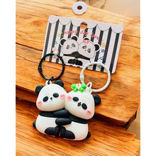 Load image into Gallery viewer, Couple Panda Magnetic Keychain (Set of 2)
