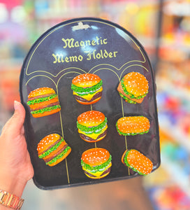 Ceramic Burger Fridge Magnet