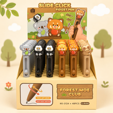 Load image into Gallery viewer, Animal Fidget Black Gel Pen

