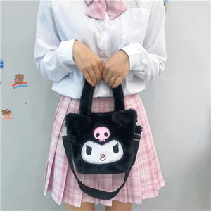 Kuromi Plush Sling Bag