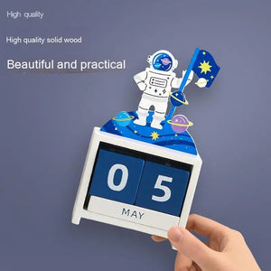 Space Wooden Calender