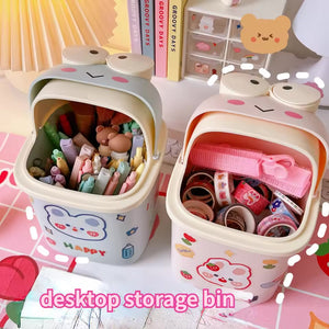 Frog Desk Bin