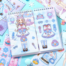 Load image into Gallery viewer, Kawaii Girl Activity Sticker Book
