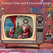 Load image into Gallery viewer, Christmas Santa TV (Light &amp; Music)
