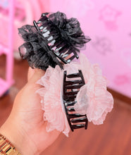 Load image into Gallery viewer, Organza Big Flower Claw Clip

