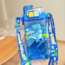 Load image into Gallery viewer, Dino Dual Mouth Water Bottle
