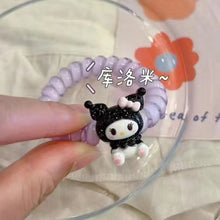 Load image into Gallery viewer, Sanrio Spiral Hair Ties (set of 2)
