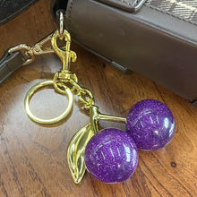 Load image into Gallery viewer, Big Crystal Cherry Bag Charm
