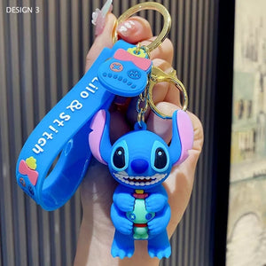 Stitch Silicone Keychain