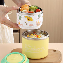 Load image into Gallery viewer, Kawaii Double Layer SS Lunch Box
