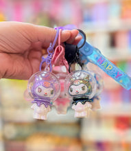 Load image into Gallery viewer, Kuromi Dome Head Keychain
