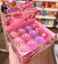Load image into Gallery viewer, Crystal Strawberry Lip Balm
