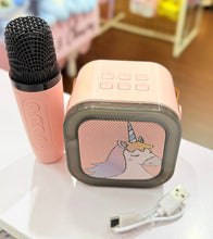 Load image into Gallery viewer, Unicorn Karaoke set Mic &amp; Bluetooth Speaker

