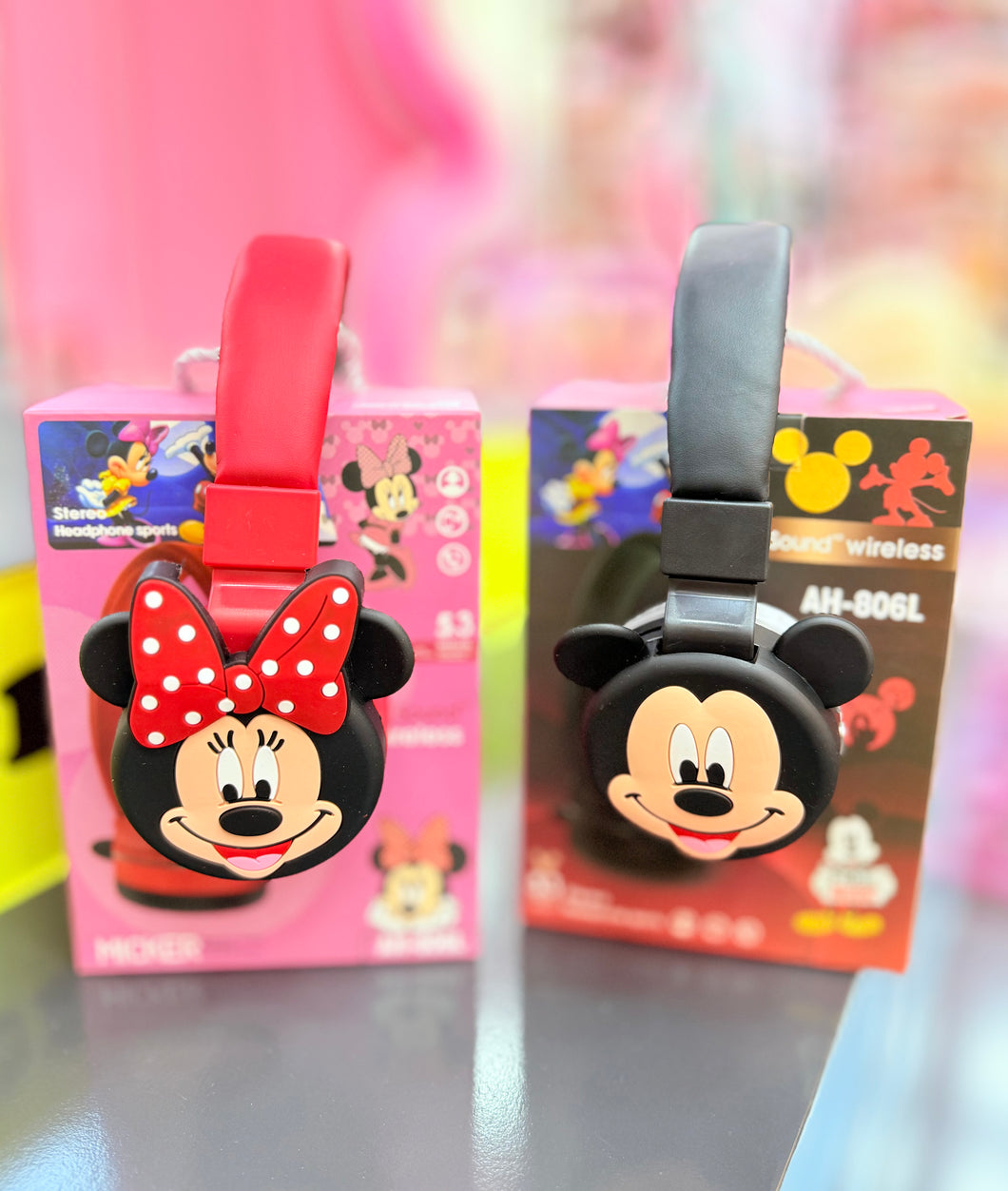 Mickey and Minnie Bluetooth Headphones