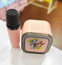 Load image into Gallery viewer, Power Puff Girls Karaoke Set Mic &amp; Bluetooth Speaker
