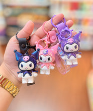 Load image into Gallery viewer, Kuromi Premium Metallic Keychain / Bag Charm

