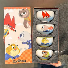 Load image into Gallery viewer, Zootopia Ceramic Bowl Set
