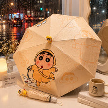 Load image into Gallery viewer, Shinchan 3D Raincoat Automatic Umbrella
