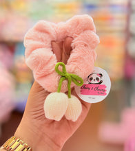 Load image into Gallery viewer, Furry Tulip Scrunchie

