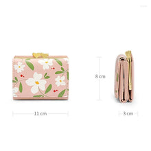 Load image into Gallery viewer, Digital Floral 3 Fold Wallet
