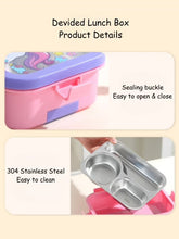 Load image into Gallery viewer, Cartoon Bento Stainless Steel Lunch Boxes
