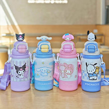Load image into Gallery viewer, Sanrio 3D Head Dual Sipper Insulated Bottle
