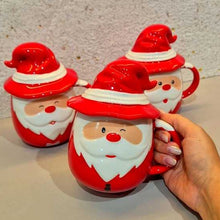 Load image into Gallery viewer, Santa 3D Hat Coffee Mug
