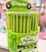 Load image into Gallery viewer, Panda Bamboo Theme Black Gel Pen
