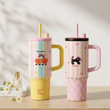 Load image into Gallery viewer, Stylish Cartoon Insulated Tumbler 800ml
