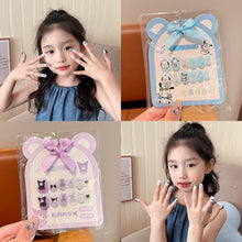Load image into Gallery viewer, Kawaii Teddy Press On Nails
