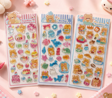 Load image into Gallery viewer, Teddy 3D Acrylic Stickers
