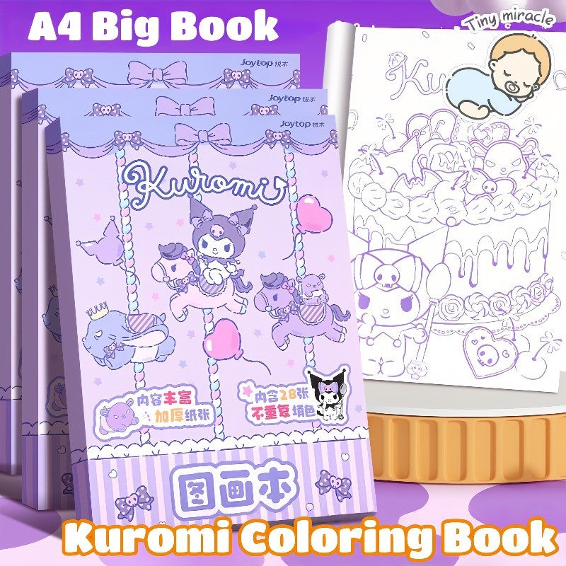 Kuromi Colouring Book