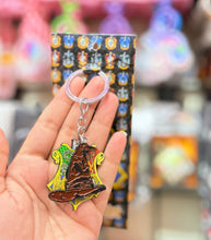 Load image into Gallery viewer, Hp Hat Metal Spinning Keychain
