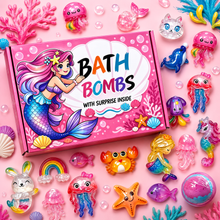 Load image into Gallery viewer, Mermaid Surprise Toy Bath Bomb 1pcs
