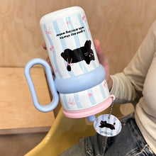 Load image into Gallery viewer, Kawaii Cat Hot &amp; Cold Insulated Tumbler
