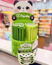 Load image into Gallery viewer, Panda Bamboo Theme Black Gel Pen
