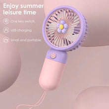 Load image into Gallery viewer, Flower Potable Fan (usb Chargeable)
