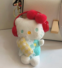 Load image into Gallery viewer, Headphone Hello Kitty Plush Keychain
