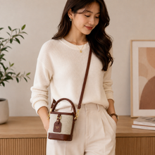 Load image into Gallery viewer, Textured Mini Bucket Sling Bag
