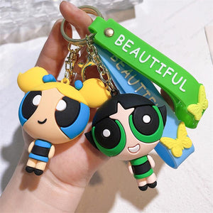 Powder Puff Girl Keychain