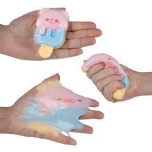 Load image into Gallery viewer, Piggy Popsicle Squishy Toy
