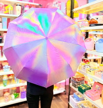 Load image into Gallery viewer, Holographic Automatic 3 Fold Umbrella
