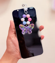 Load image into Gallery viewer, Crystal Butterfly Small Mobile Charm
