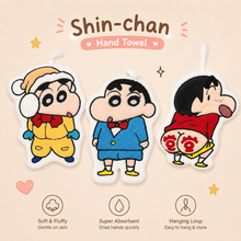 Load image into Gallery viewer, Shinchan Microfiber Hand Towels
